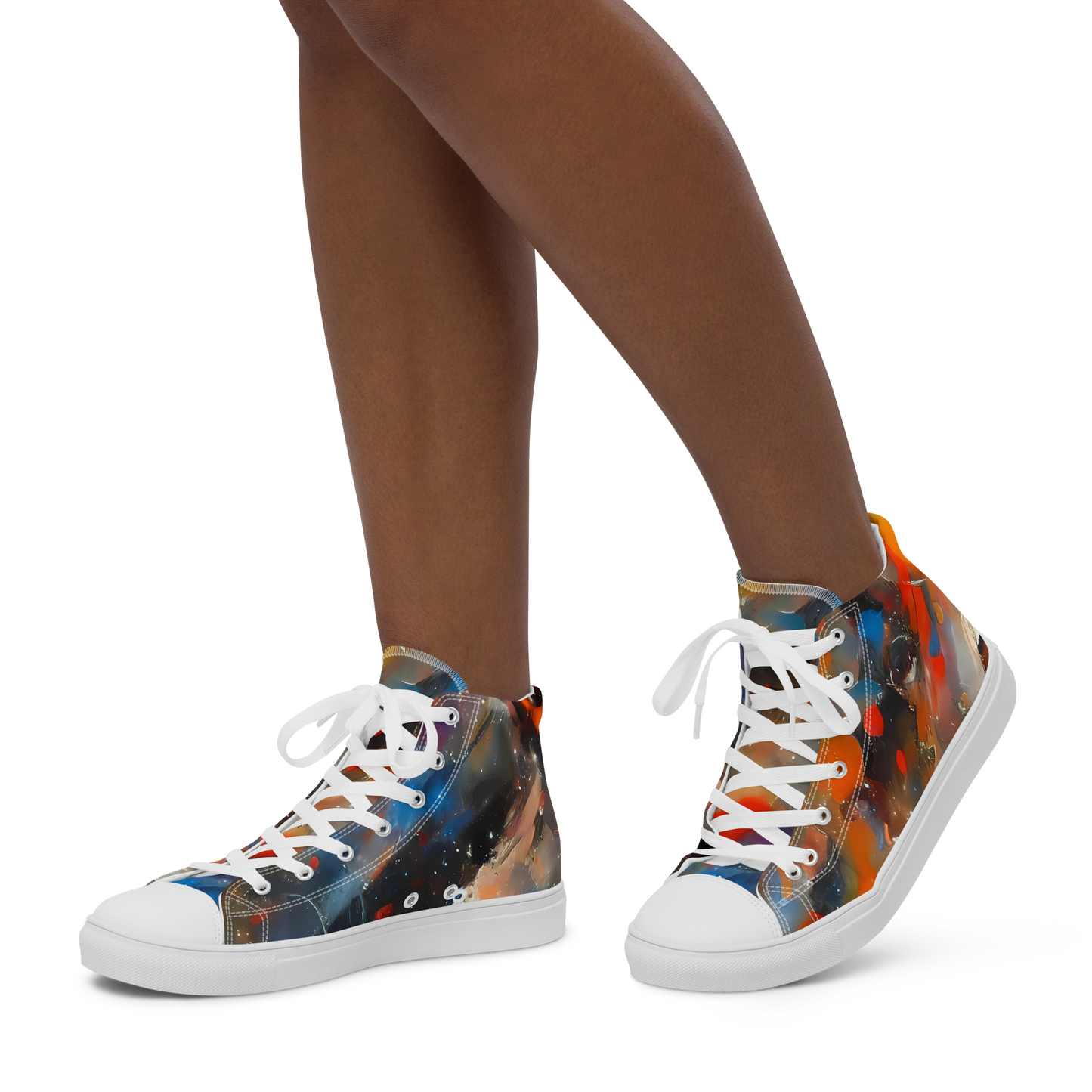 Women's High Top Canvas Shoes - Kohn's Whirl