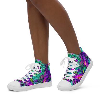 Women's High Top Canvas Shoes - Vortex Dream