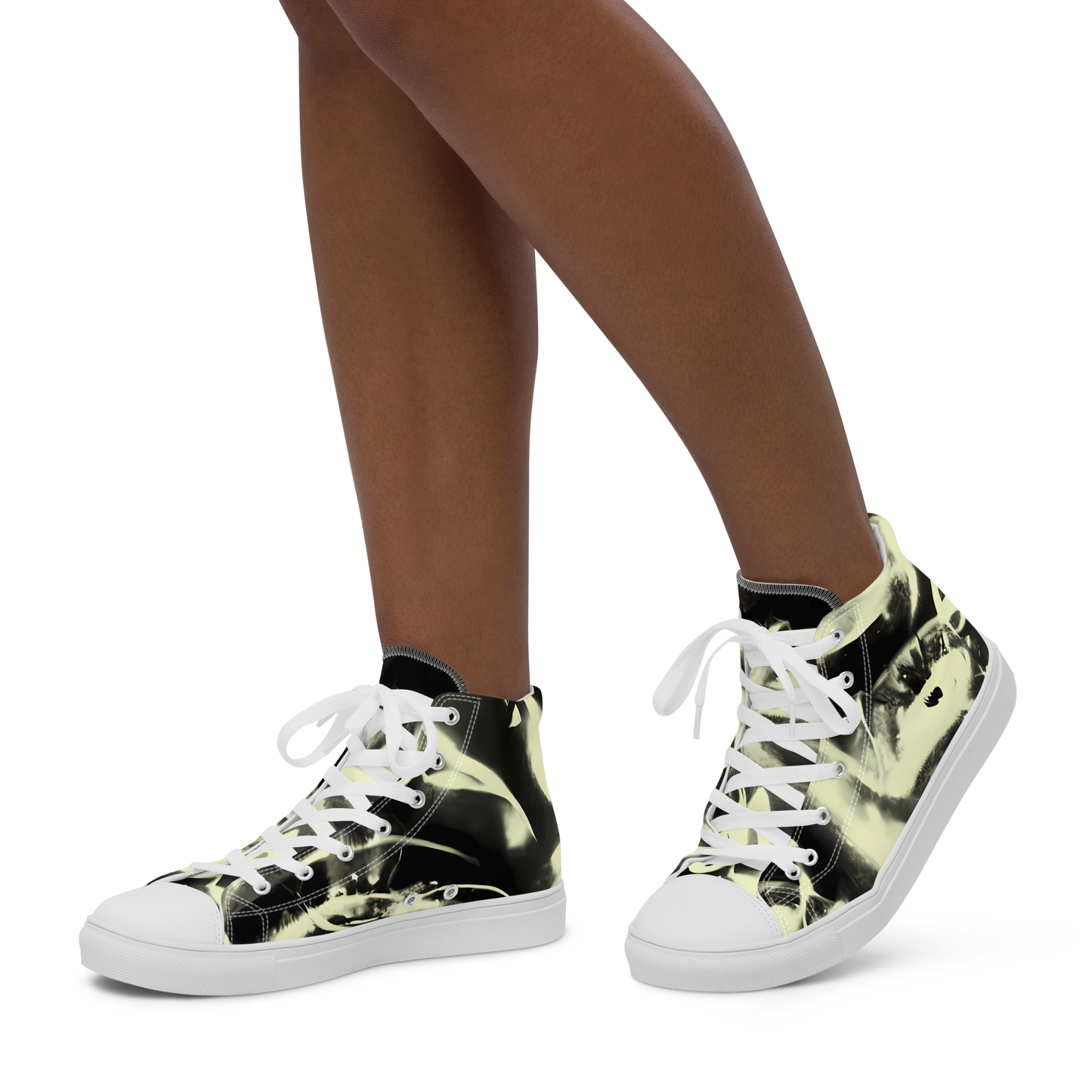 Women's High Top Canvas Shoes - Visionary Flux