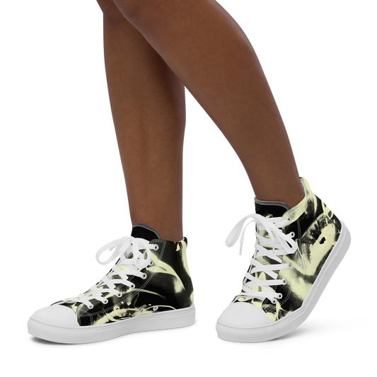 Women's High Top Canvas Shoes - Visionary Flux