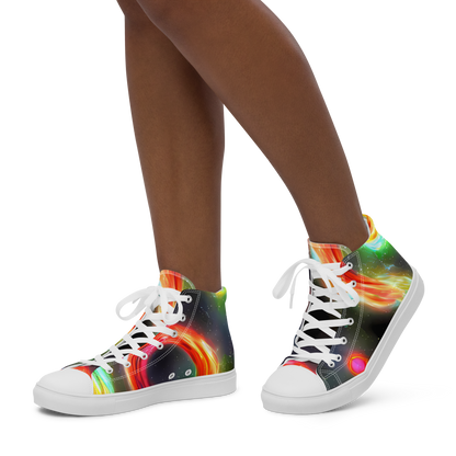 Women's High Top Canvas Shoes - Sherwood Swirl