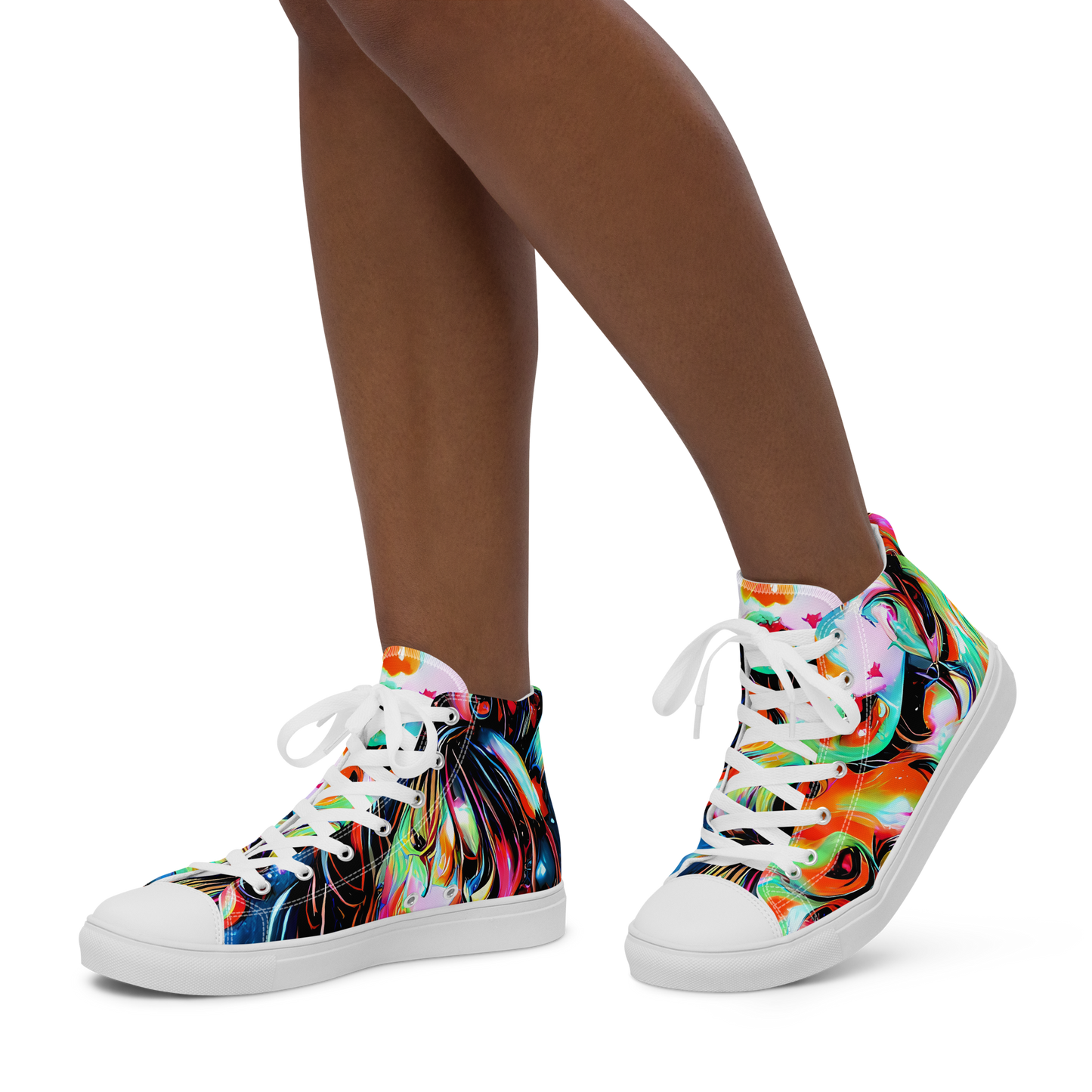 Women's High Top Canvas Shoes - Viveros Vortex