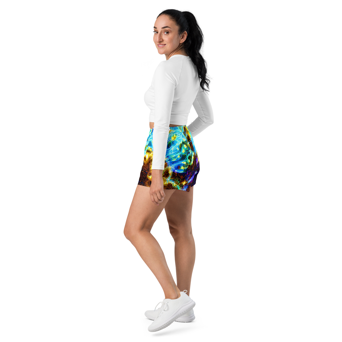 Women’s Athletic Shorts - Neon Füssli