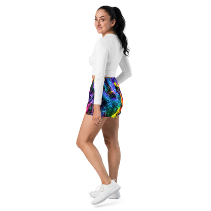 Women’s Athletic Shorts - Vivid Veil