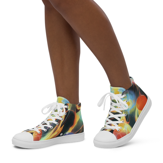 Women's High Top Canvas Shoes - Fabritius Fantasy