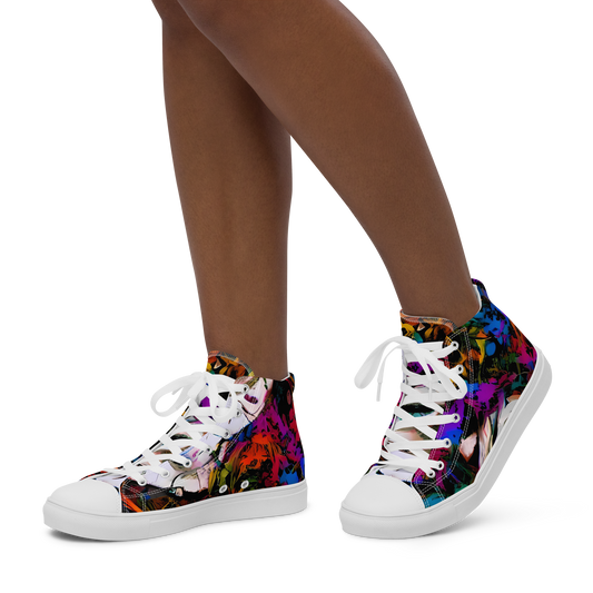 Women's High Top Canvas Shoes - Sultry Smoke