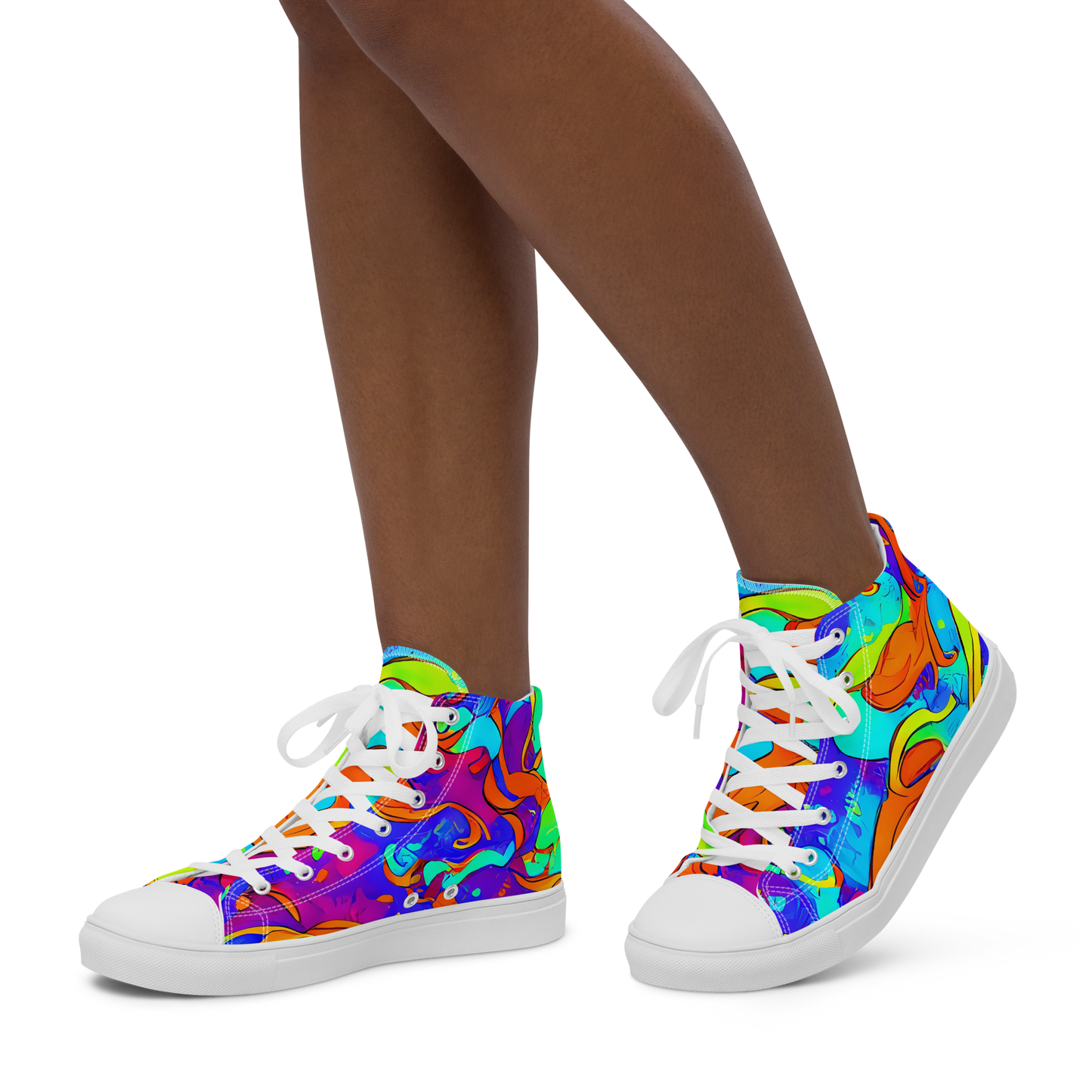 Women's High Top Canvas Shoes - Roset Rapture