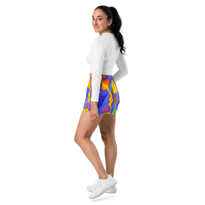 Women’s Athletic Shorts - Joffe Swirl