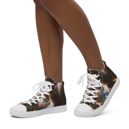 Women's High Top Canvas Shoes - Winterhalter Whimsy