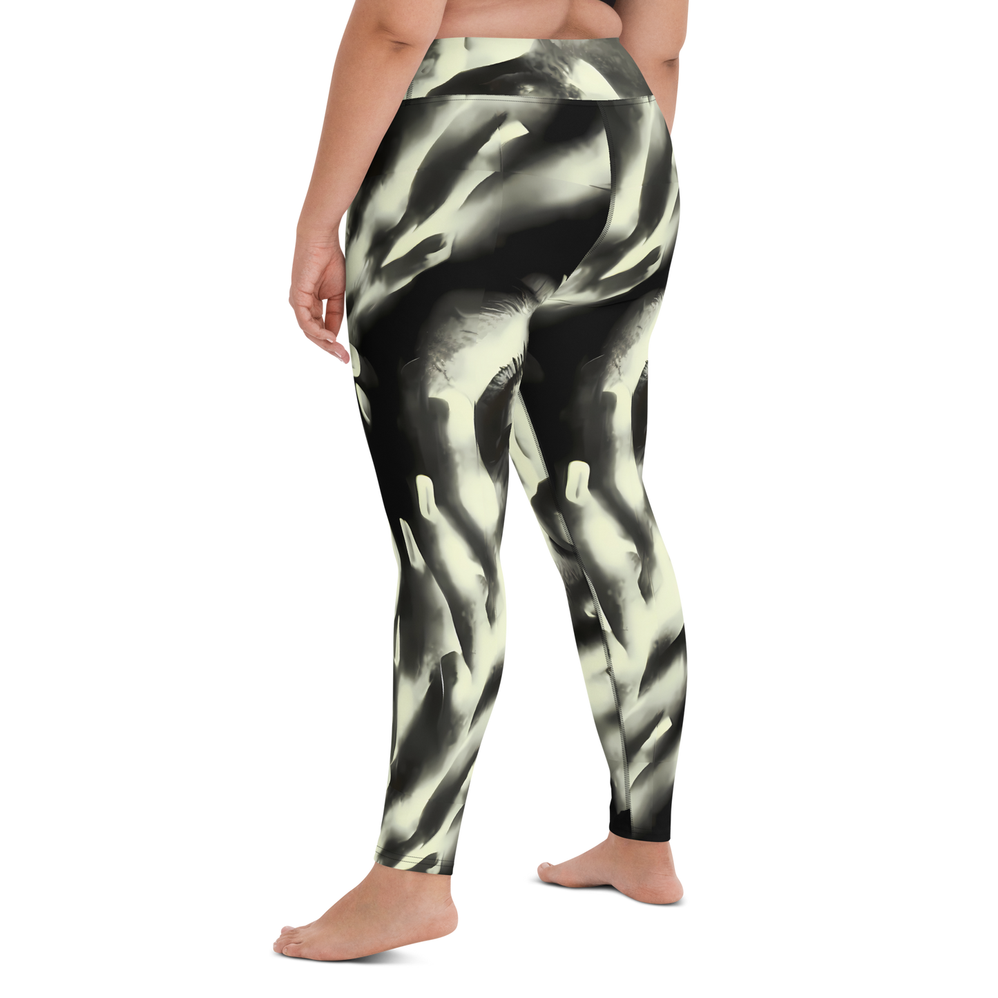 Yoga Leggings - Shadowed Mystique