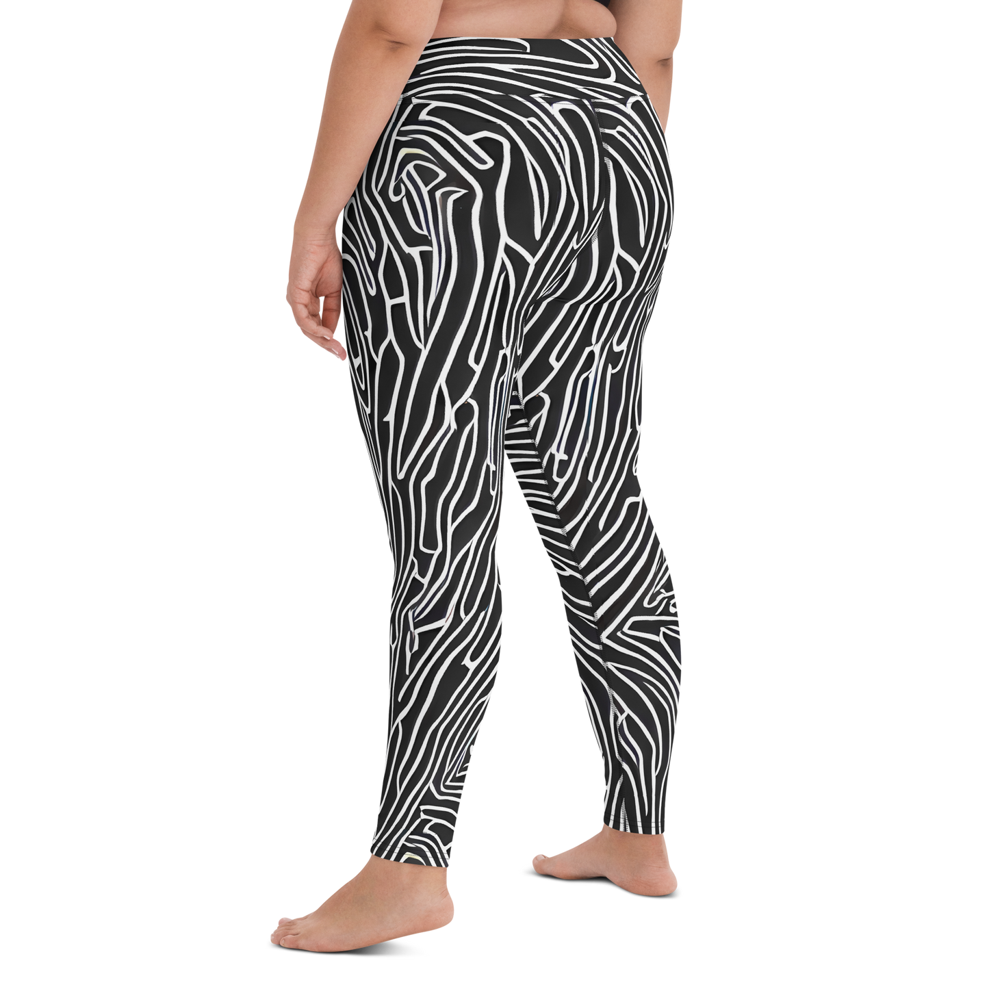 Yoga Leggings - Acconci Waves