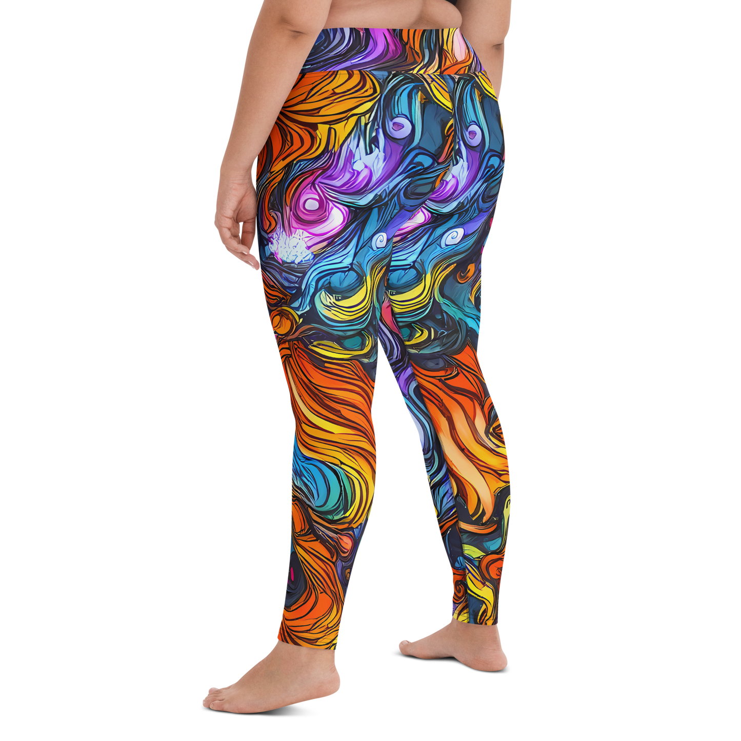 Yoga Leggings - Guiard's Whirl