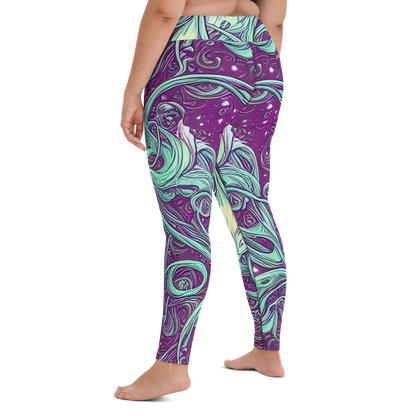 Yoga Leggings - Temple Swirls