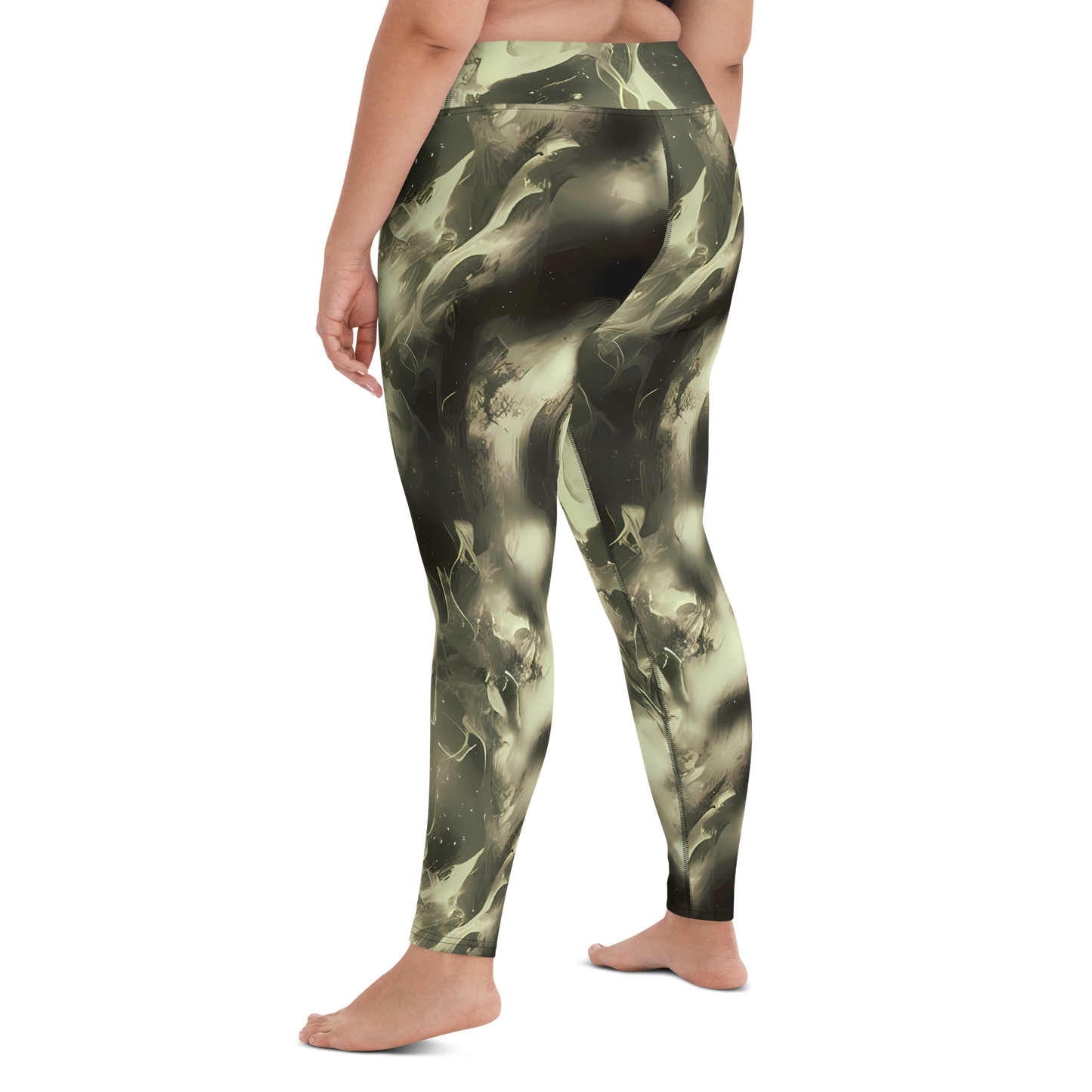 Yoga Leggings - Biomech Whirl