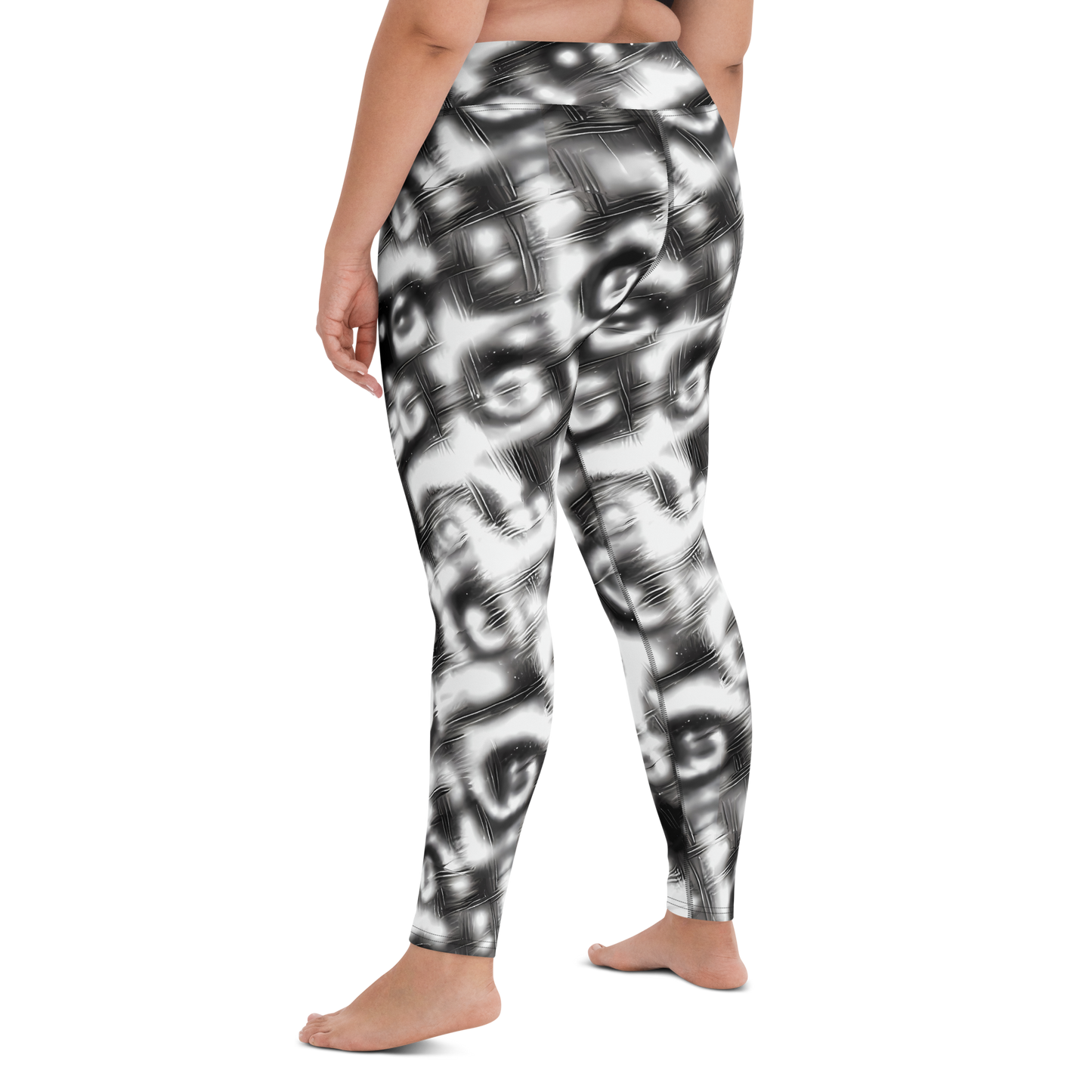 Yoga Leggings - Bernhard Swirl