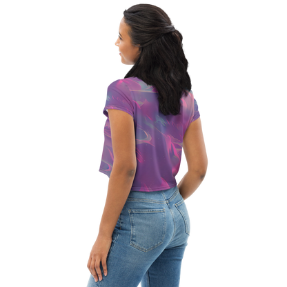 Women's Crop Tee - Dreamscape Swirl