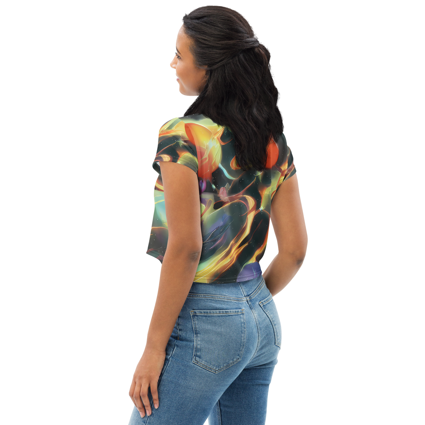 Women's Crop Tee - Fabritius Fantasy