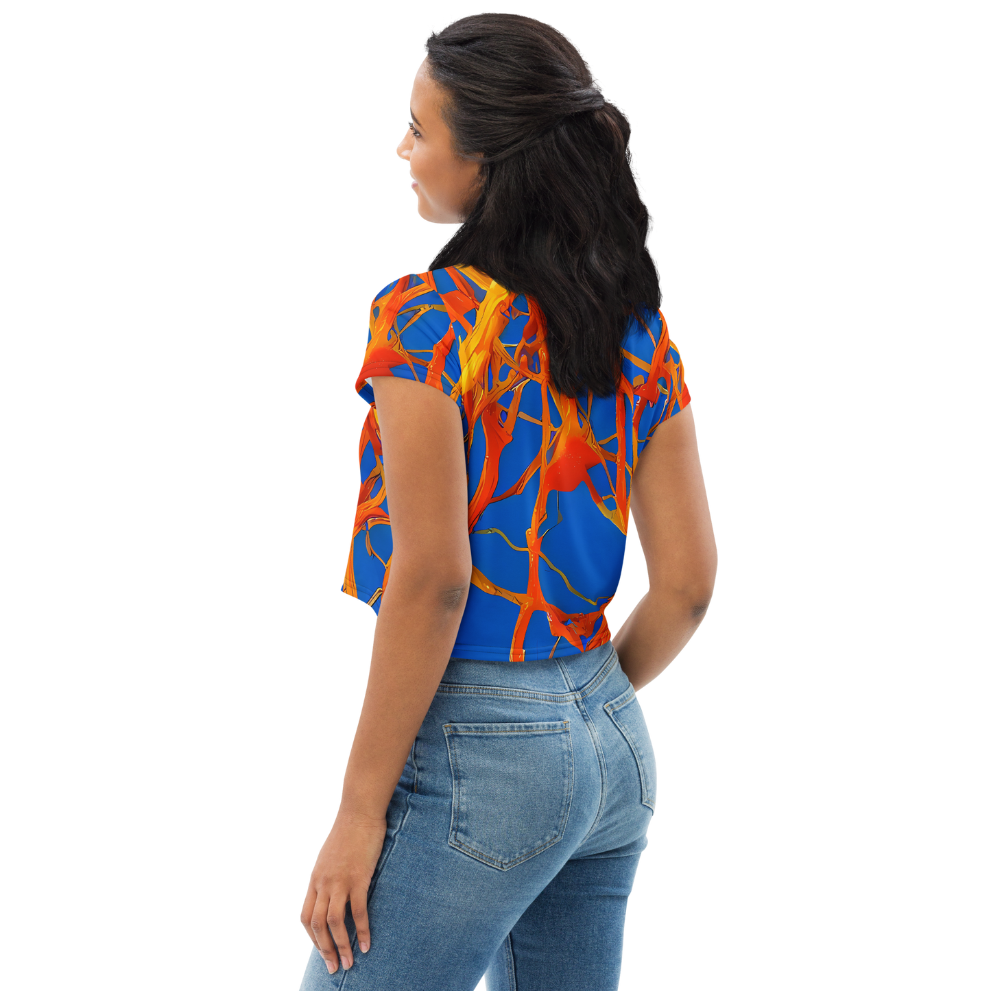 Women's Crop Tee - Vivid Plexus