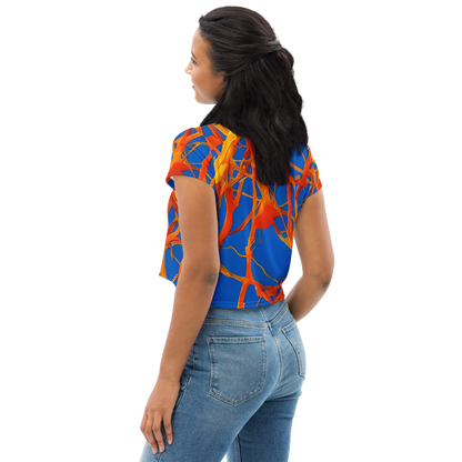 Women's Crop Tee - Vivid Plexus