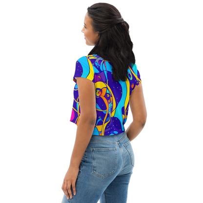 Women's Crop Tee - Spectral Tangle