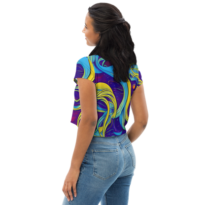 Women's Crop Tee - Stellar Swirls