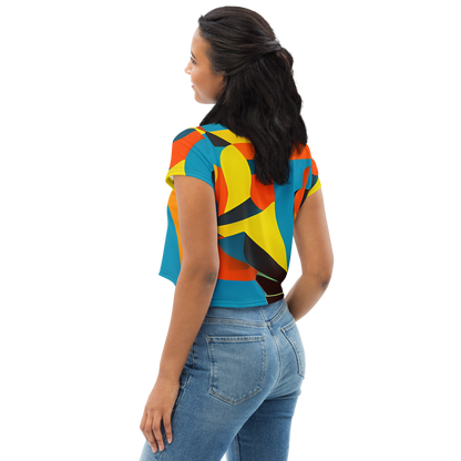 Women's Crop Tee - Fragmented Rhapsody