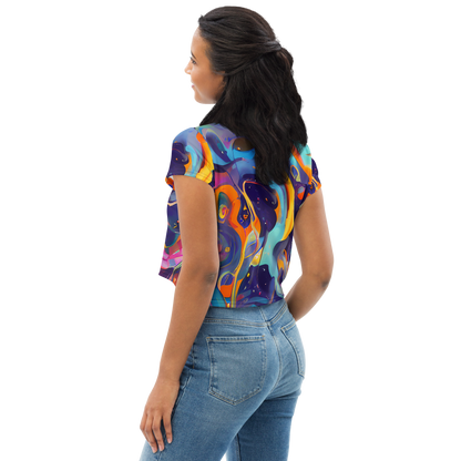 Women's Crop Tee - Whimsical Fusion