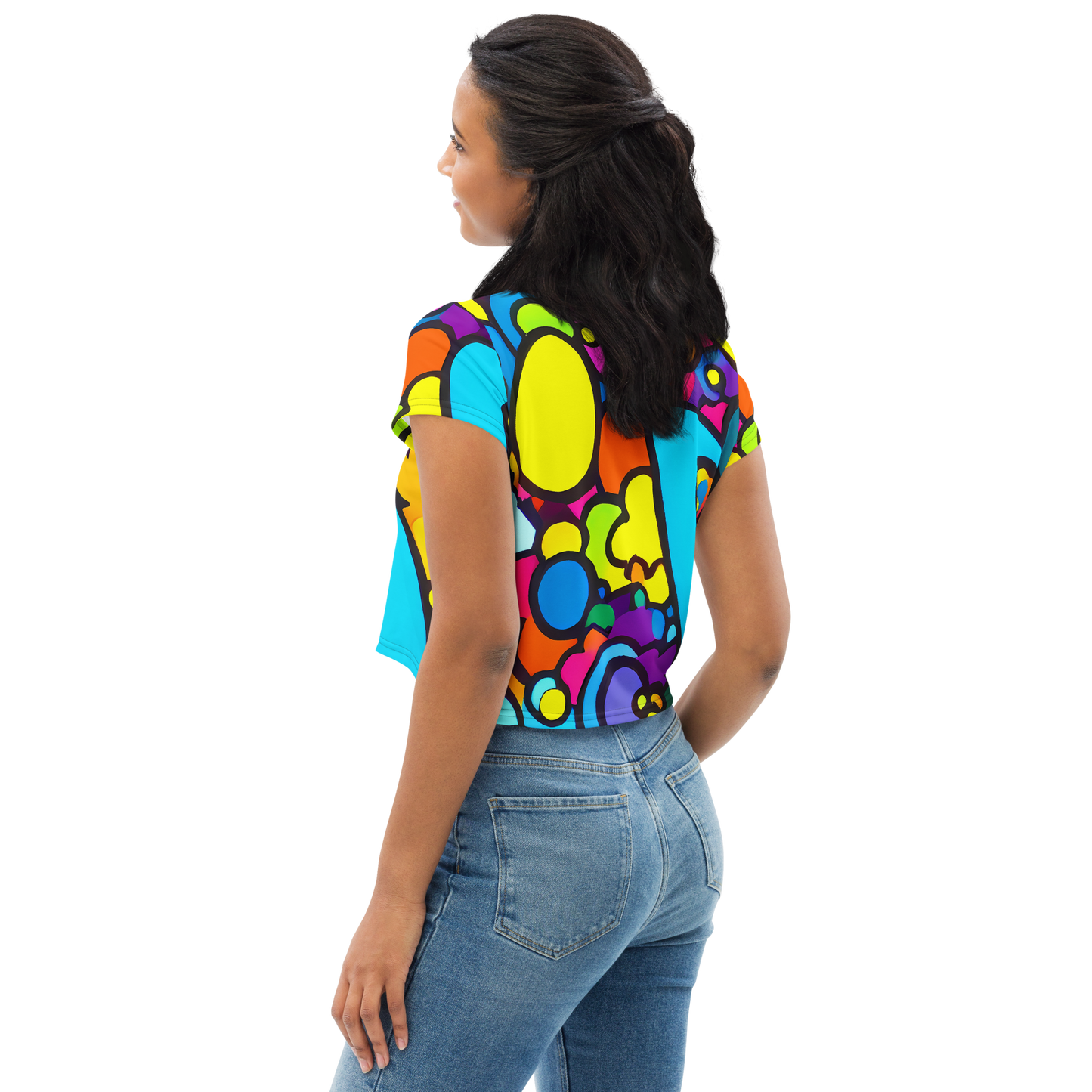 Women's Crop Tee - Pop Playland