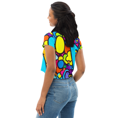 Women's Crop Tee - Pop Playland