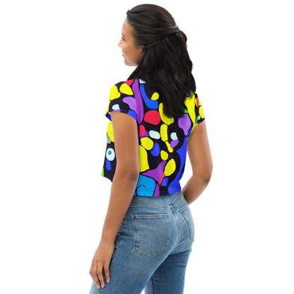 Women's Crop Tee - Miró's Mosaic