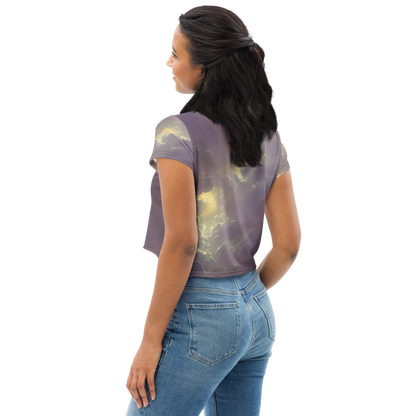 Women's Crop Tee - Stormy Muse