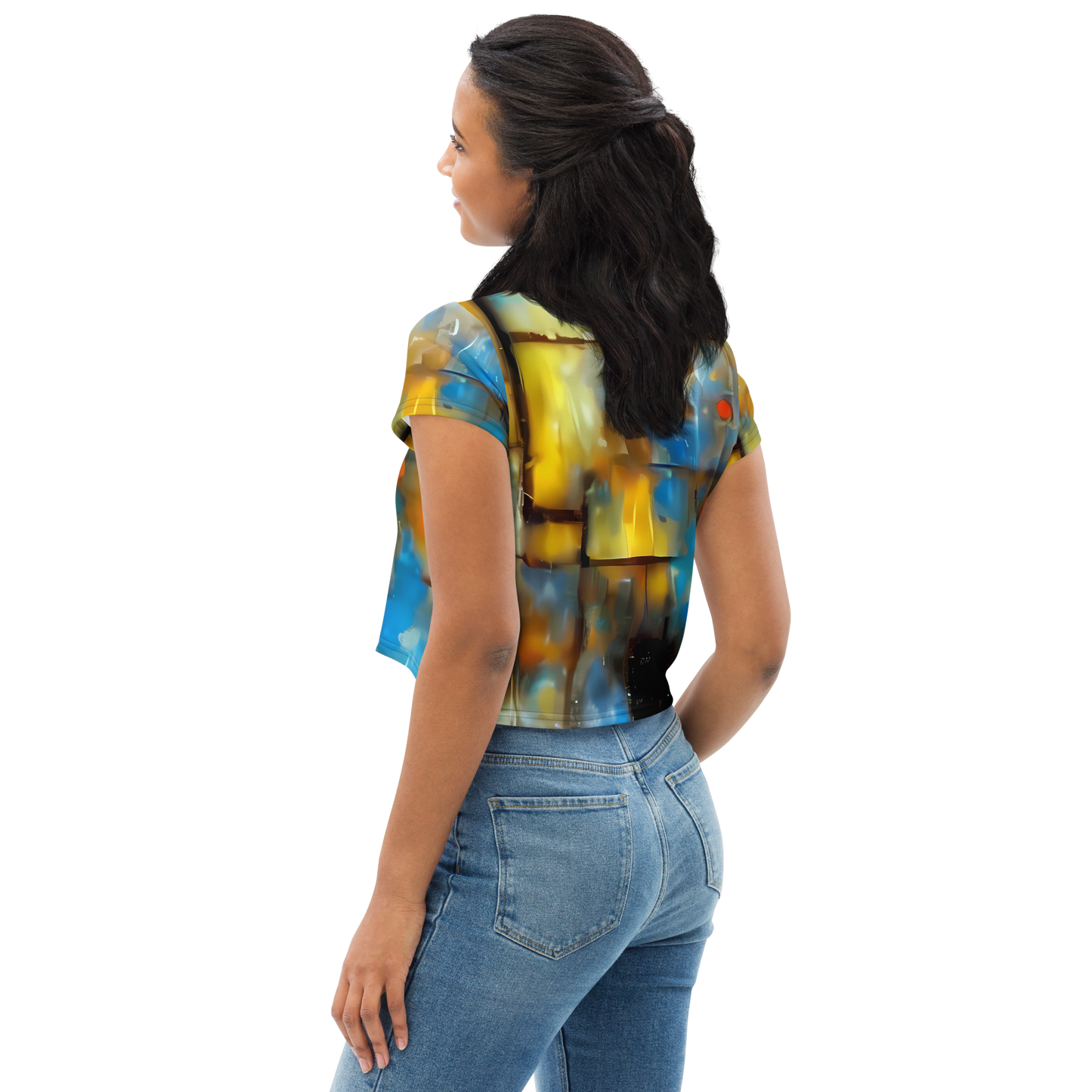 Women's Crop Tee - Kohn Cubism