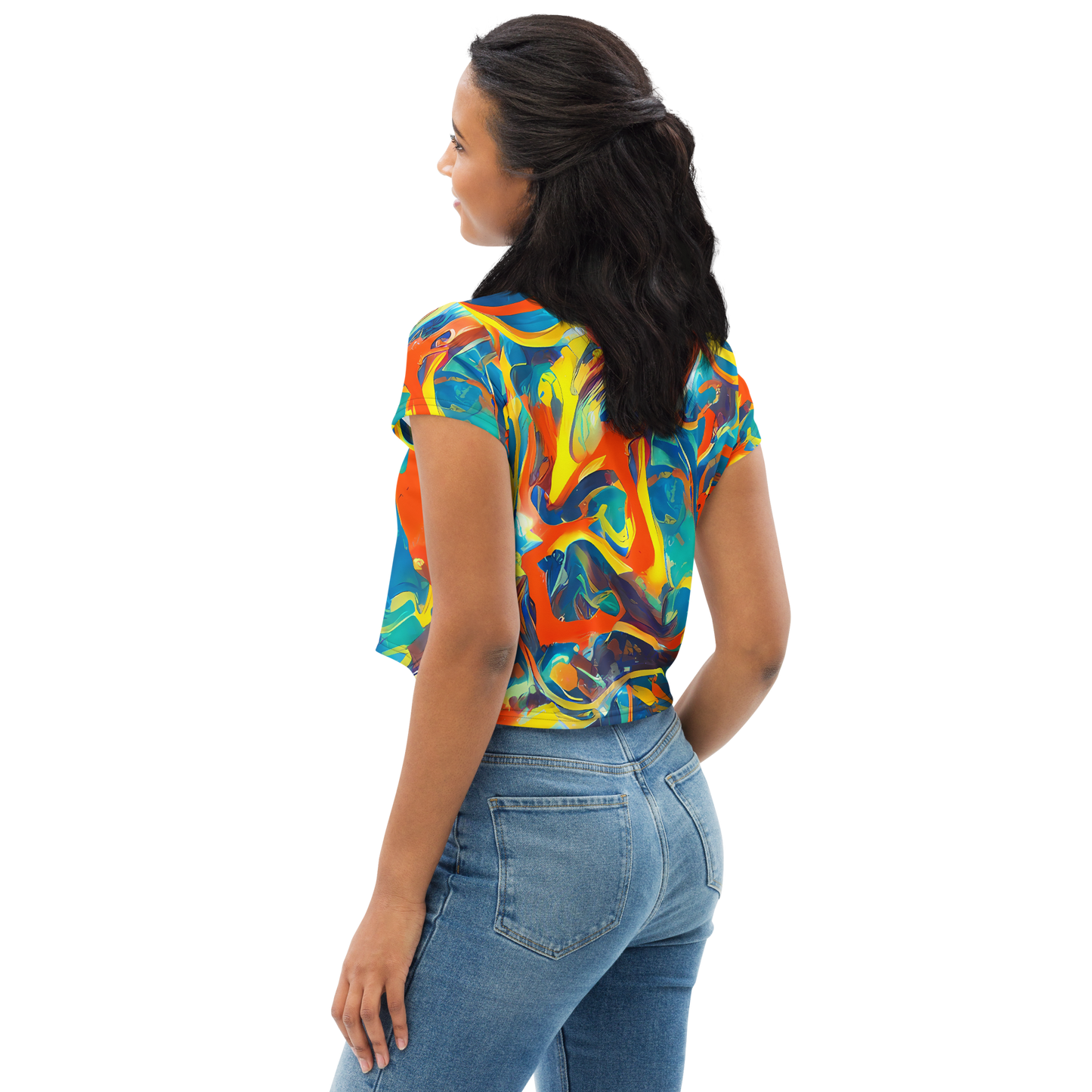 Women's Crop Tee - Chromatic Fusion