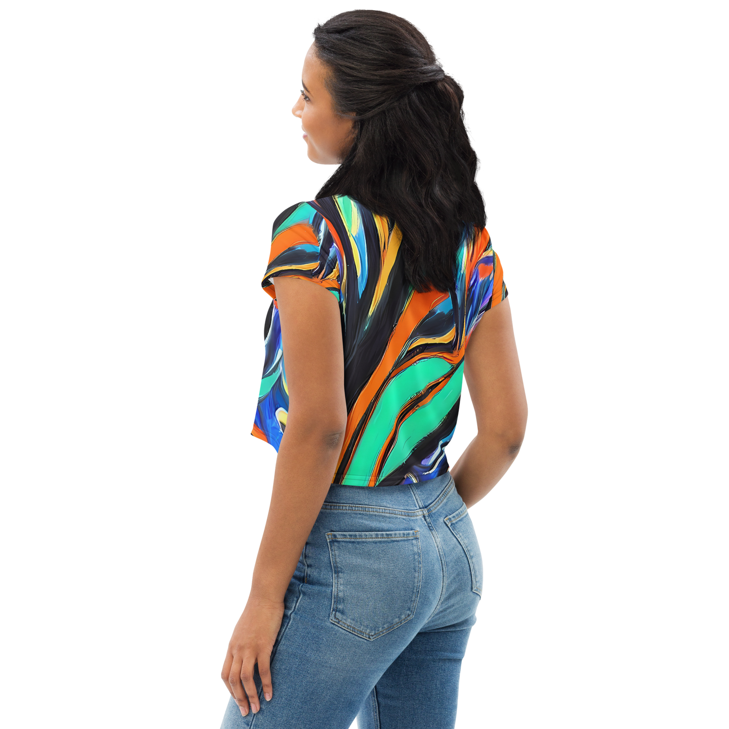 Women's Crop Tee - Carr's Whirl