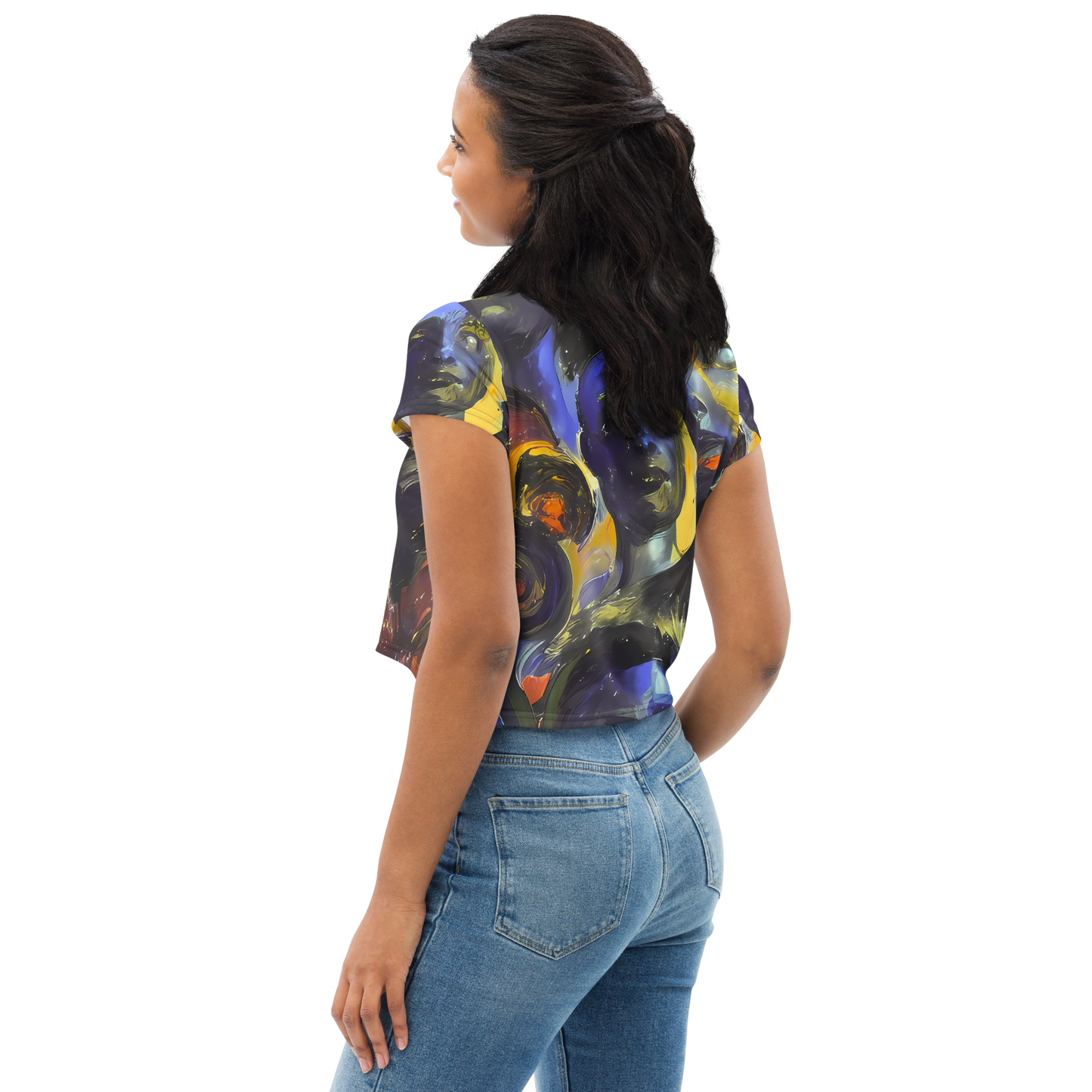 Women's Crop Tee - Corinthian Gaze