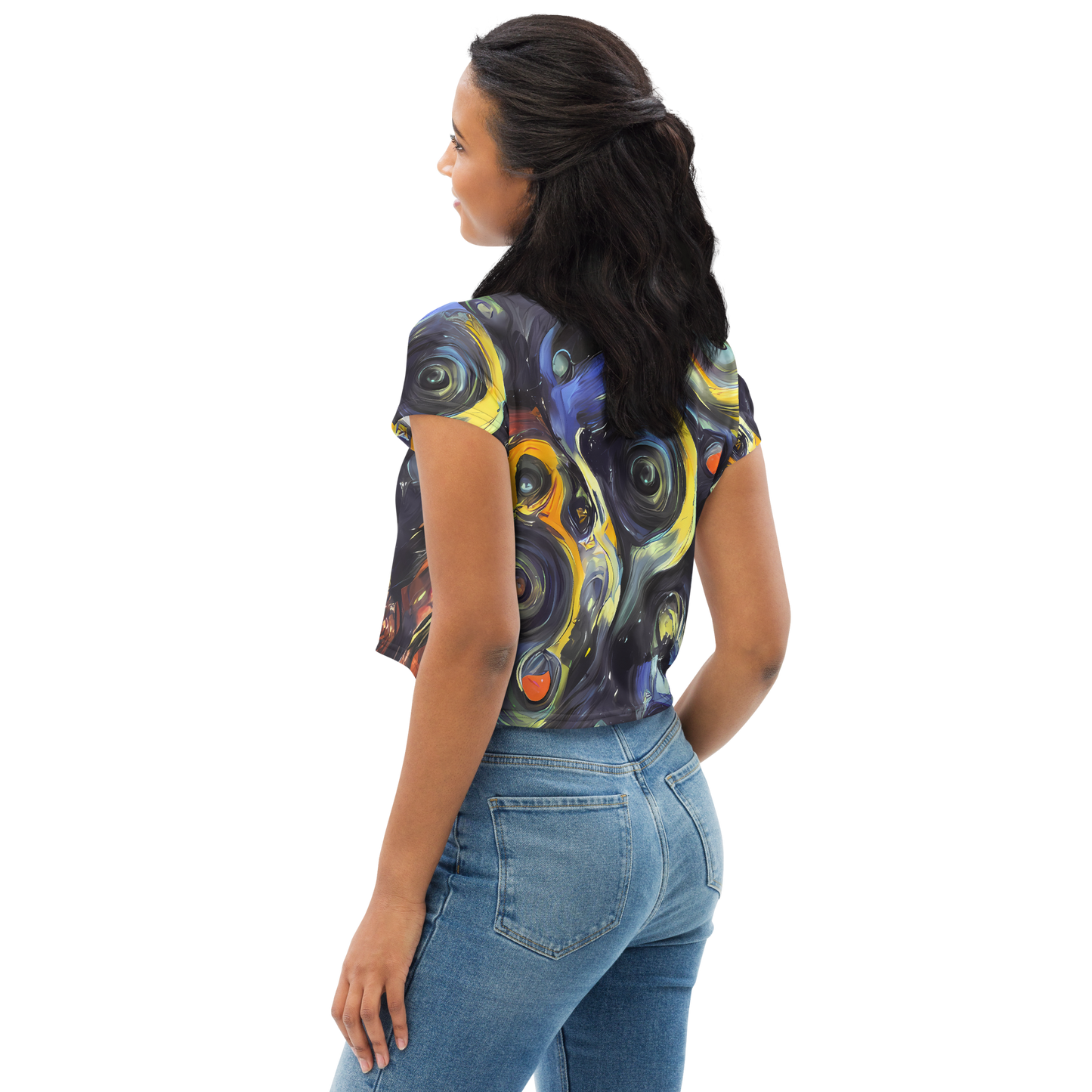 Women's Crop Tee - Corinthian Swirl