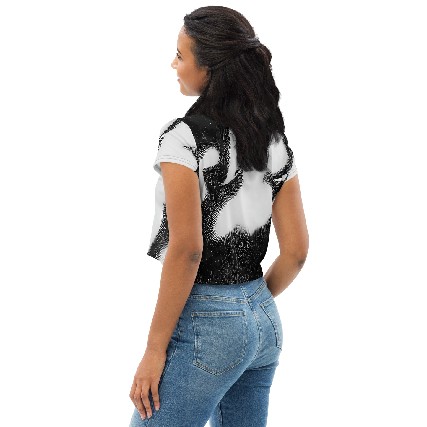 Women's Crop Tee - Ray's Illusion