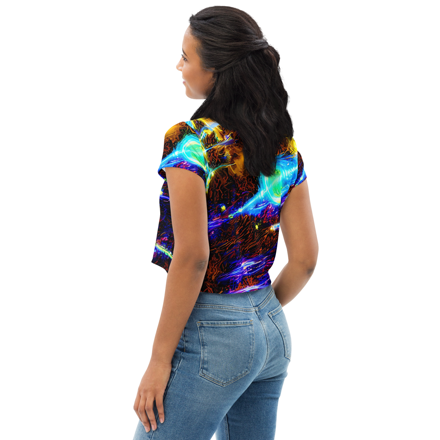 Women's Crop Tee - Neon Füssli