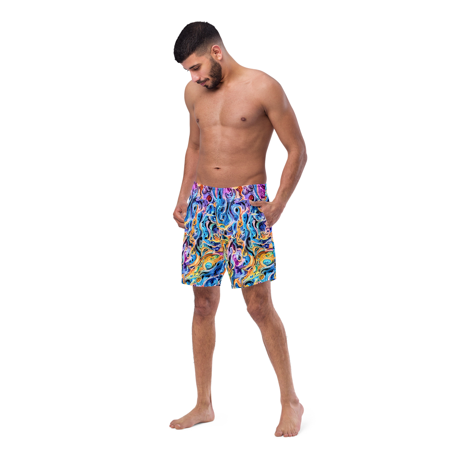 Swim Trunks - Rococo Vortex