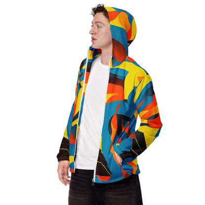 Men's Windbreaker - Fragmented Rhapsody