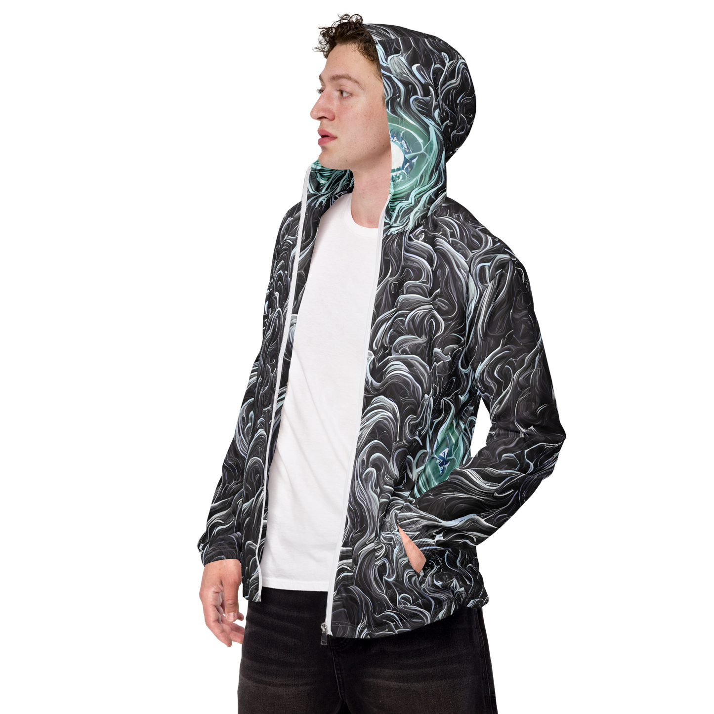 Men's Windbreaker - Savrasov Swirls