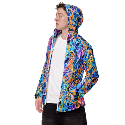 Men's Windbreaker - Rococo Vortex