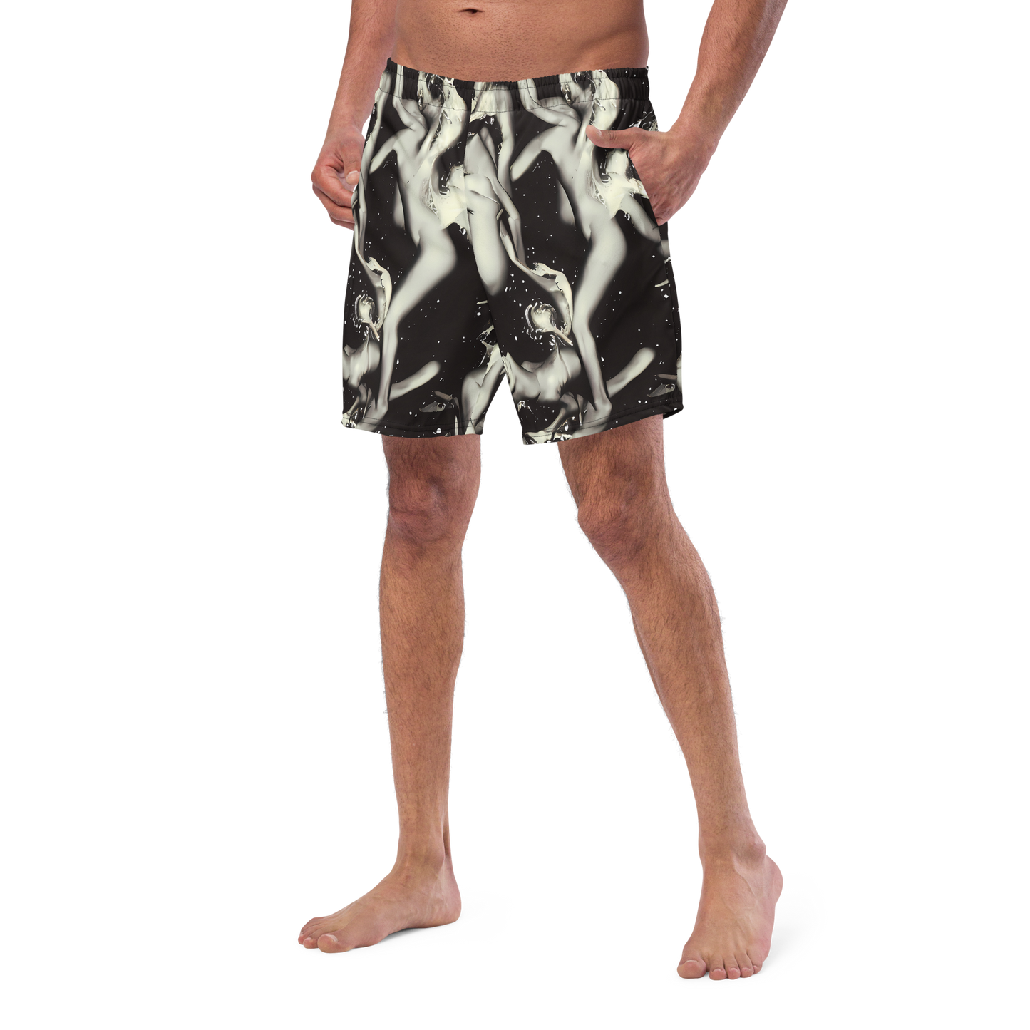 Swim Trunks - Newton's Silhouette