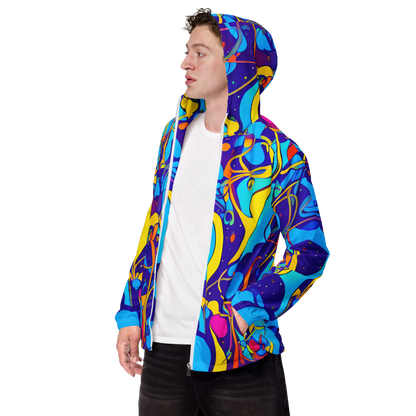 Men's Windbreaker - Spectral Tangle