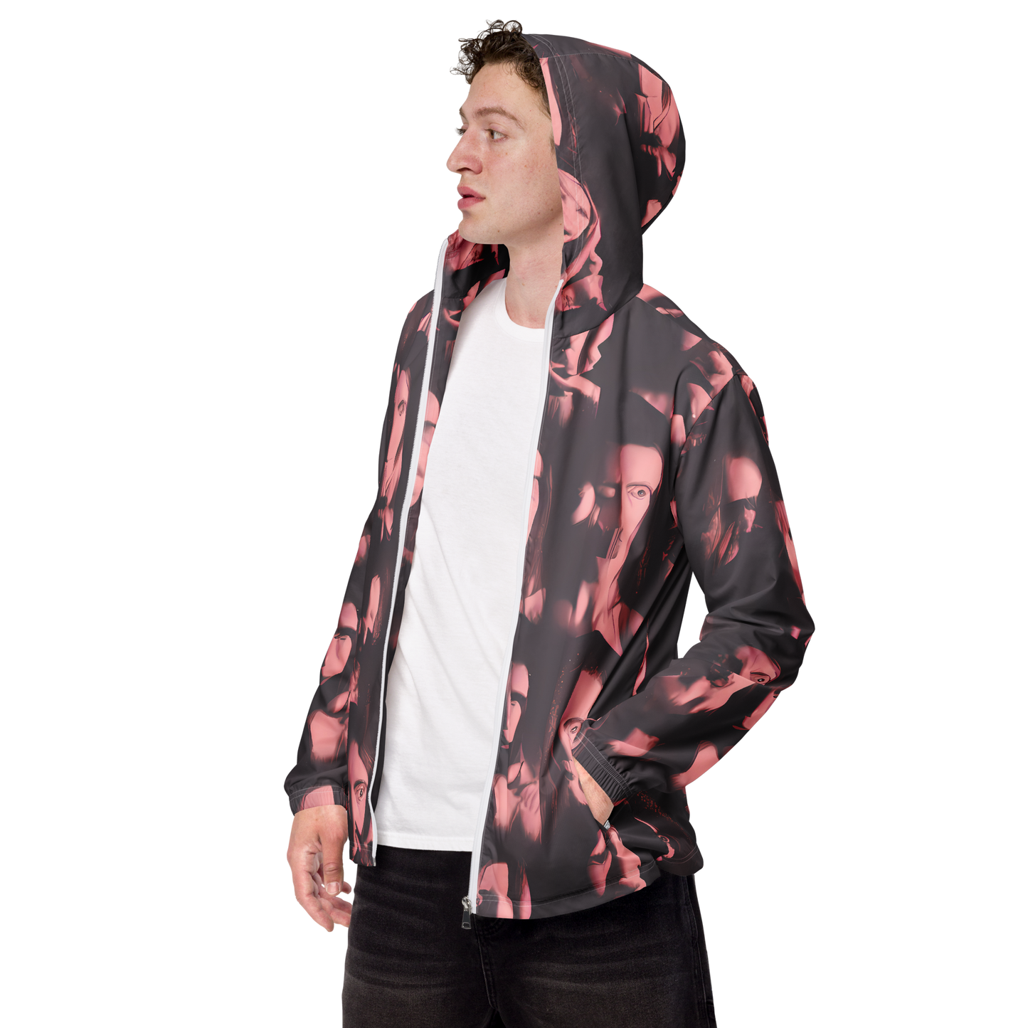 Men's Windbreaker - Portrait Whispers