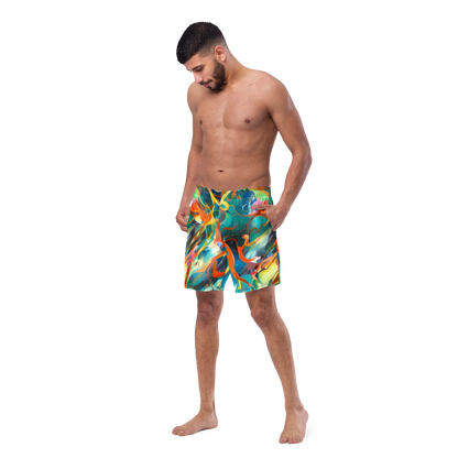 Swim Trunks - Cecily’S Swirl