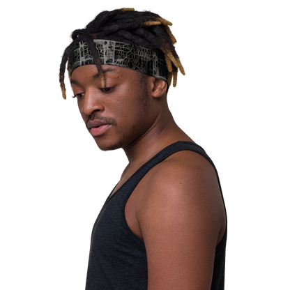 Headband - Monochrome Mesh