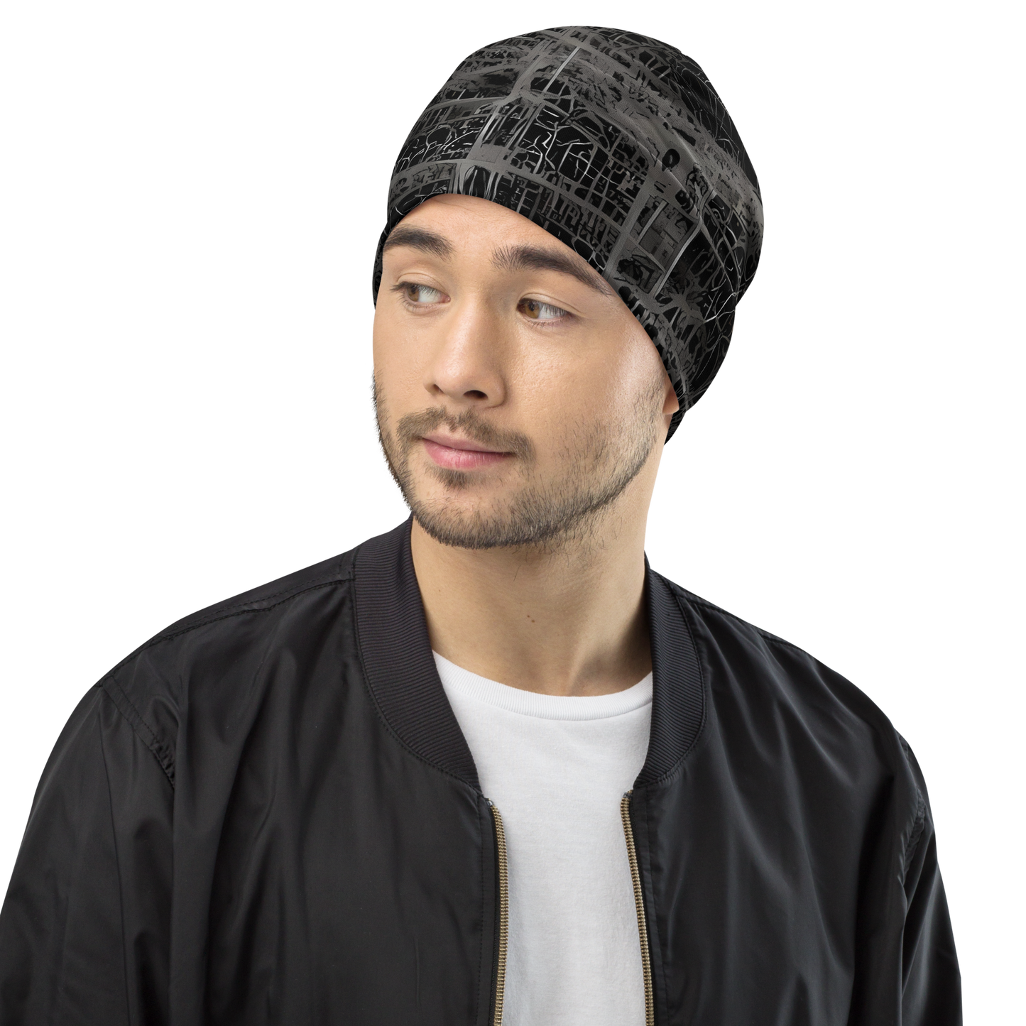 Beanie - Monochrome Mesh