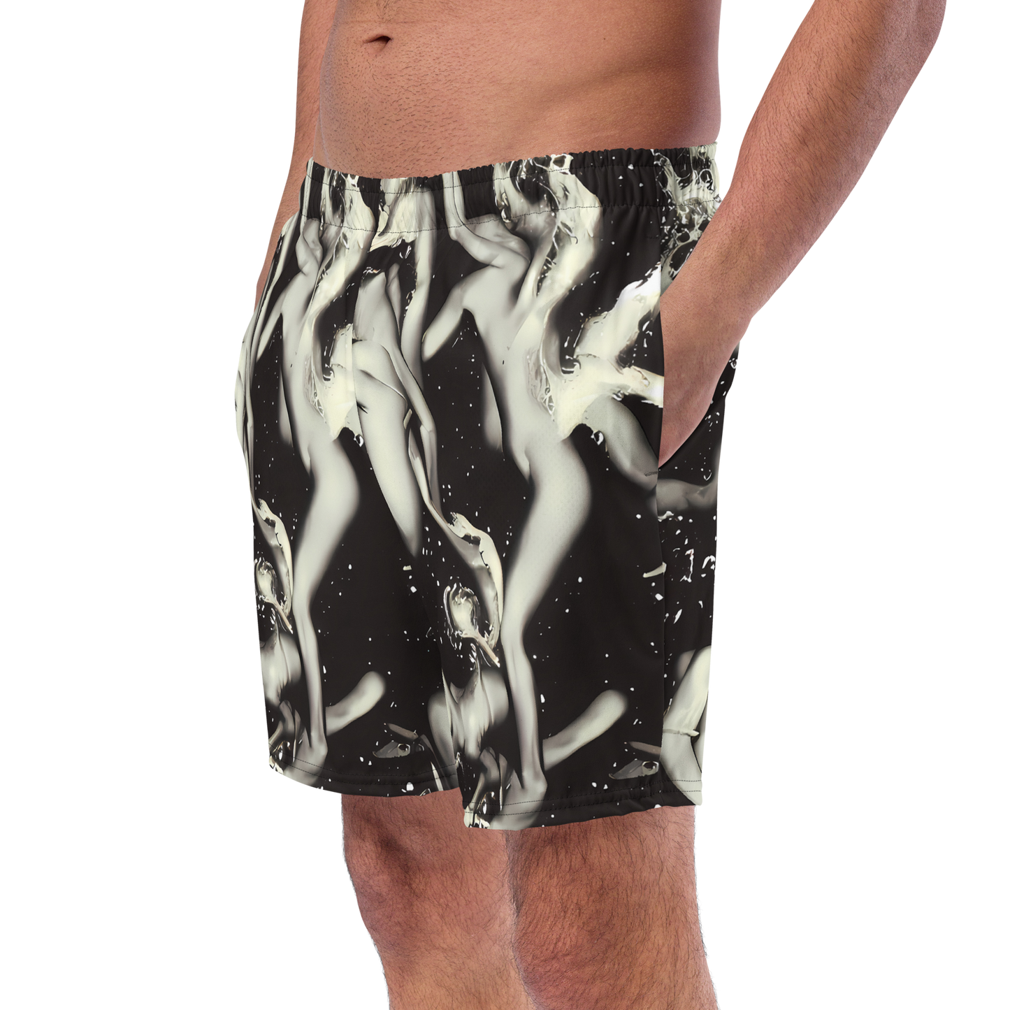 Swim Trunks - Newton's Silhouette