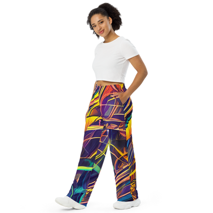 Wide-Leg Pants - Vector Rhapsody